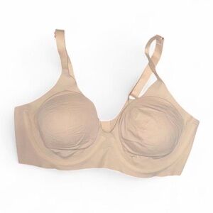 Aerie Smoothez Women’s Cream Plunge Lightly Padded Adjustable Bra Size 36D